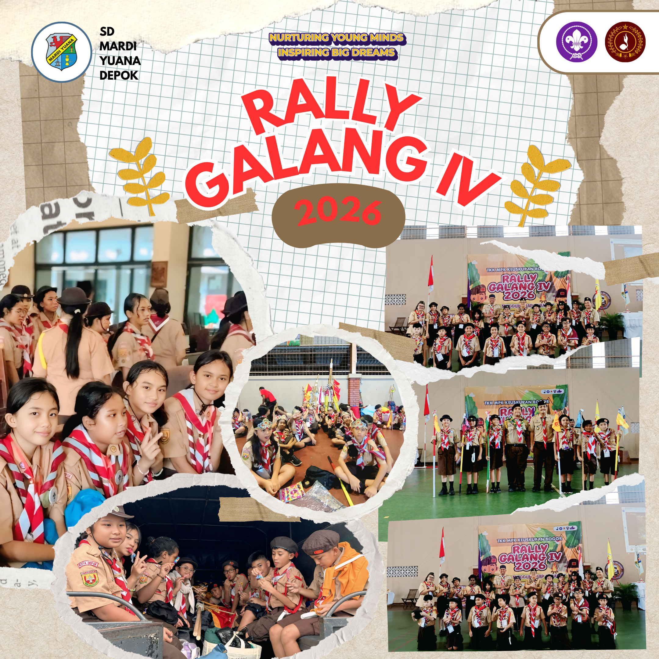 Kegiatan RALLY GALANG IV 2026 – TKK MPK Keuskupan Bogor SD Mardi Yuana Depok 29 Januari - 31 Januari 2026