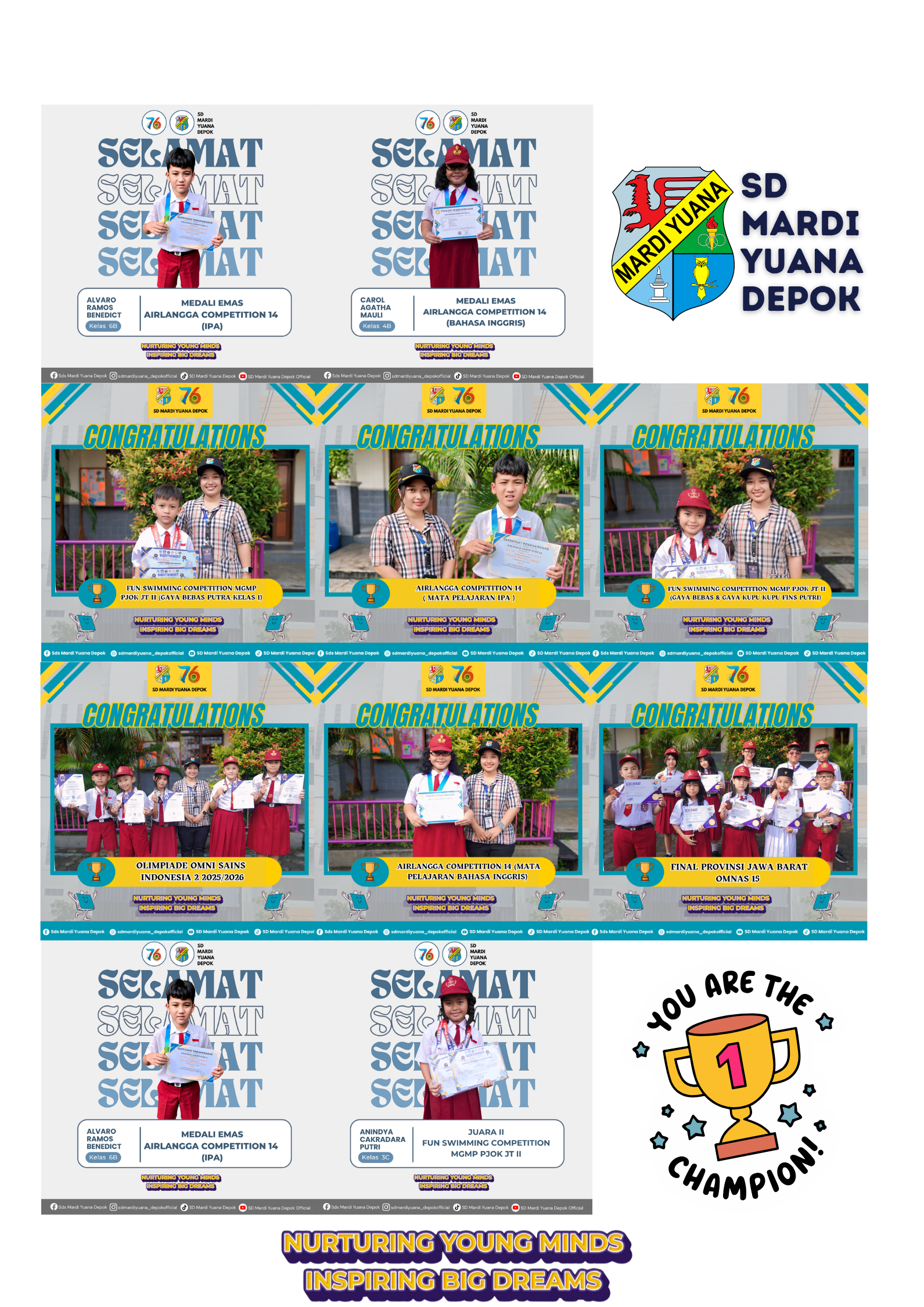 Prestasi Gemilang SD Mardi Yuana Depok