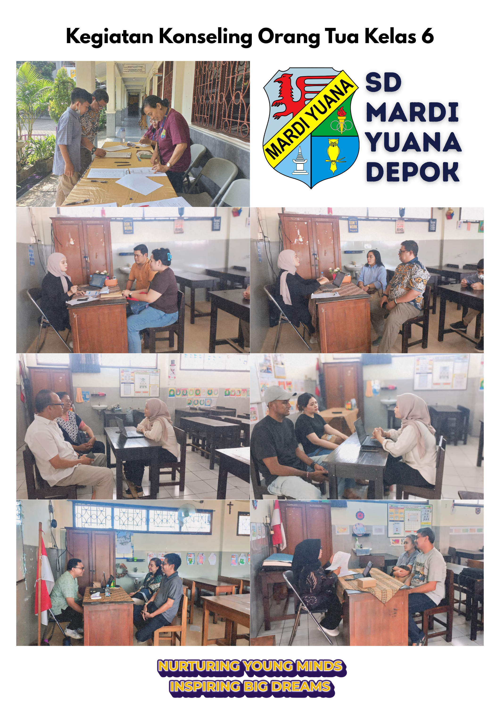 Konseling Orang Tua Kelas 6 SD Mardi Yuana Depok