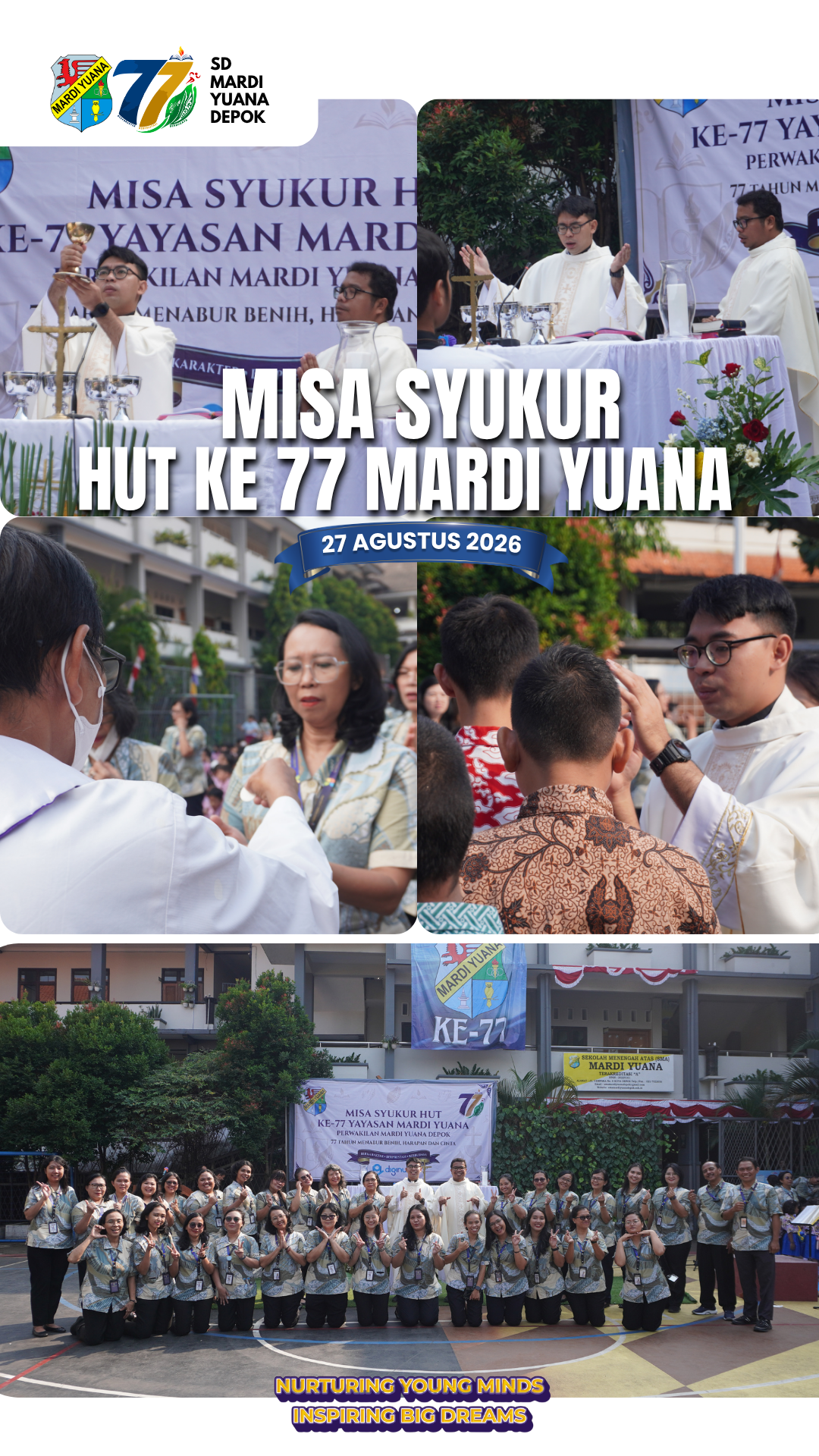 Misa Syukur HUT Ke-77 Yayasan Mardi Yuana
