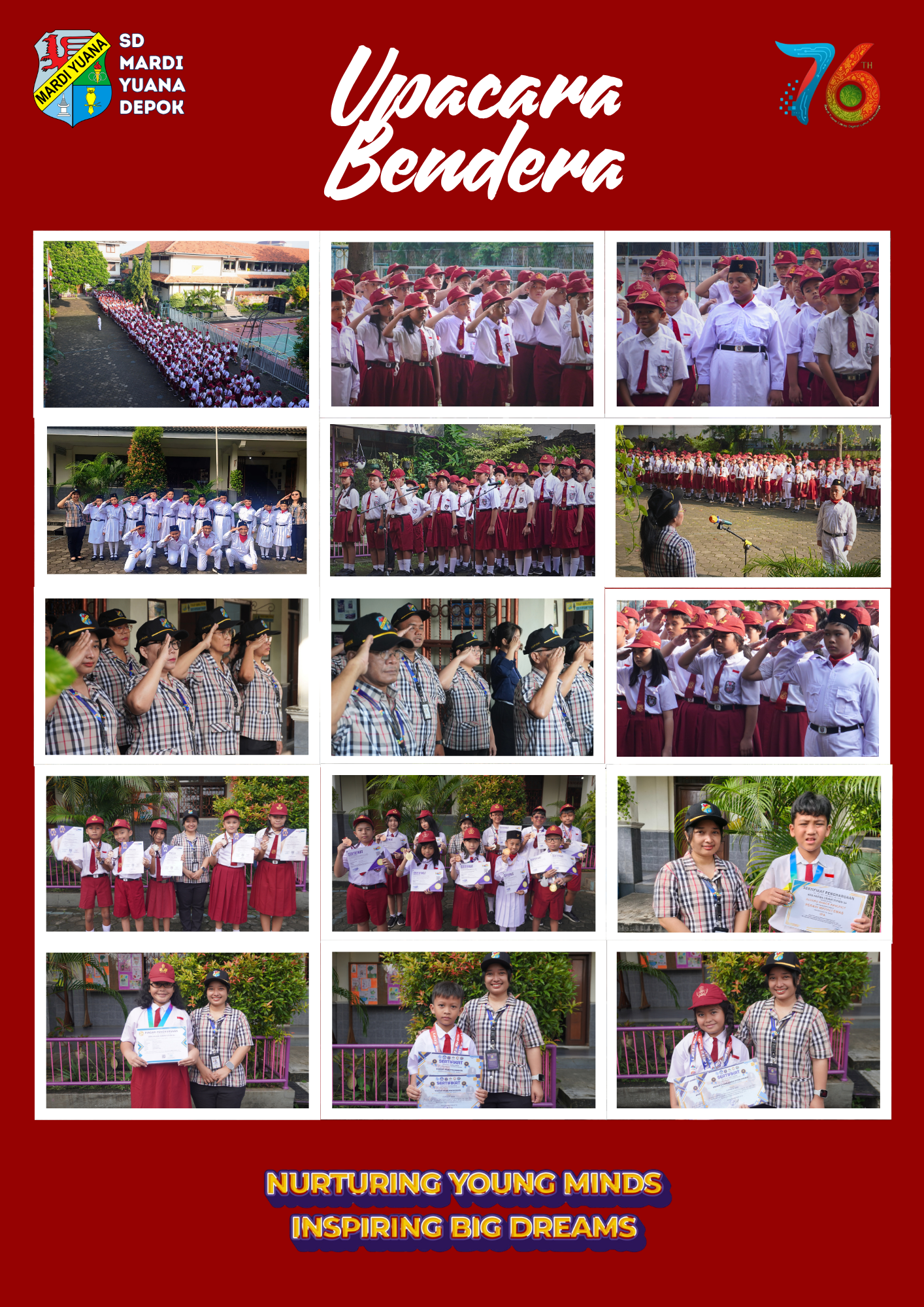 Upacara Bendera SD Mardi Yuana Depok dan Pemberian Apresiasi, Senin 30 Maret 2026